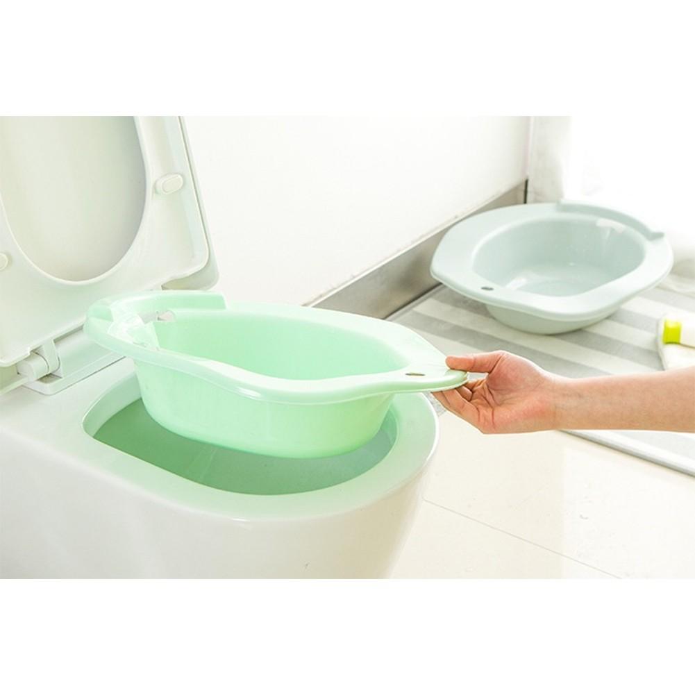 Bidet Care Basin Squat-Free Sitz Bath Basin For Toilet Seat Postpartum Care Treatment Over Elderly Oilet Hip Bath Tub