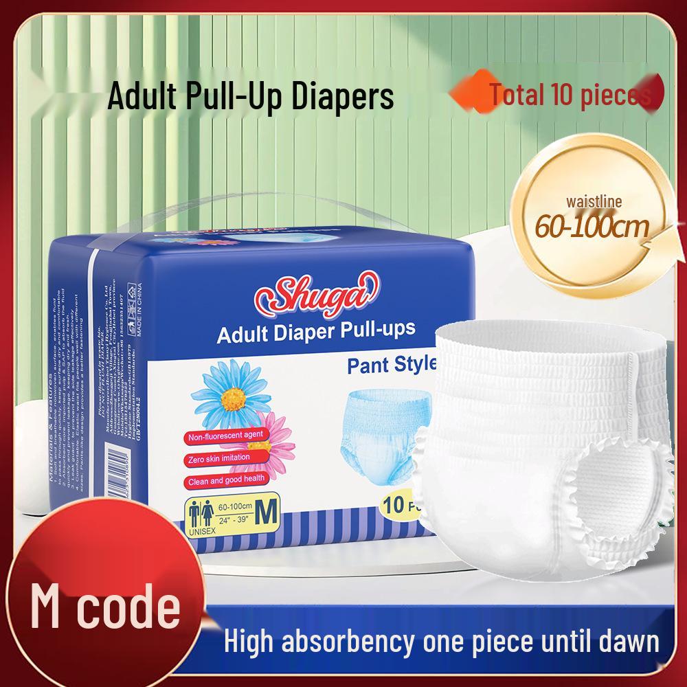Scutece de unică folosință pentru adulți: Absorbție ridicată, pachet de 10 pentru vârstnici