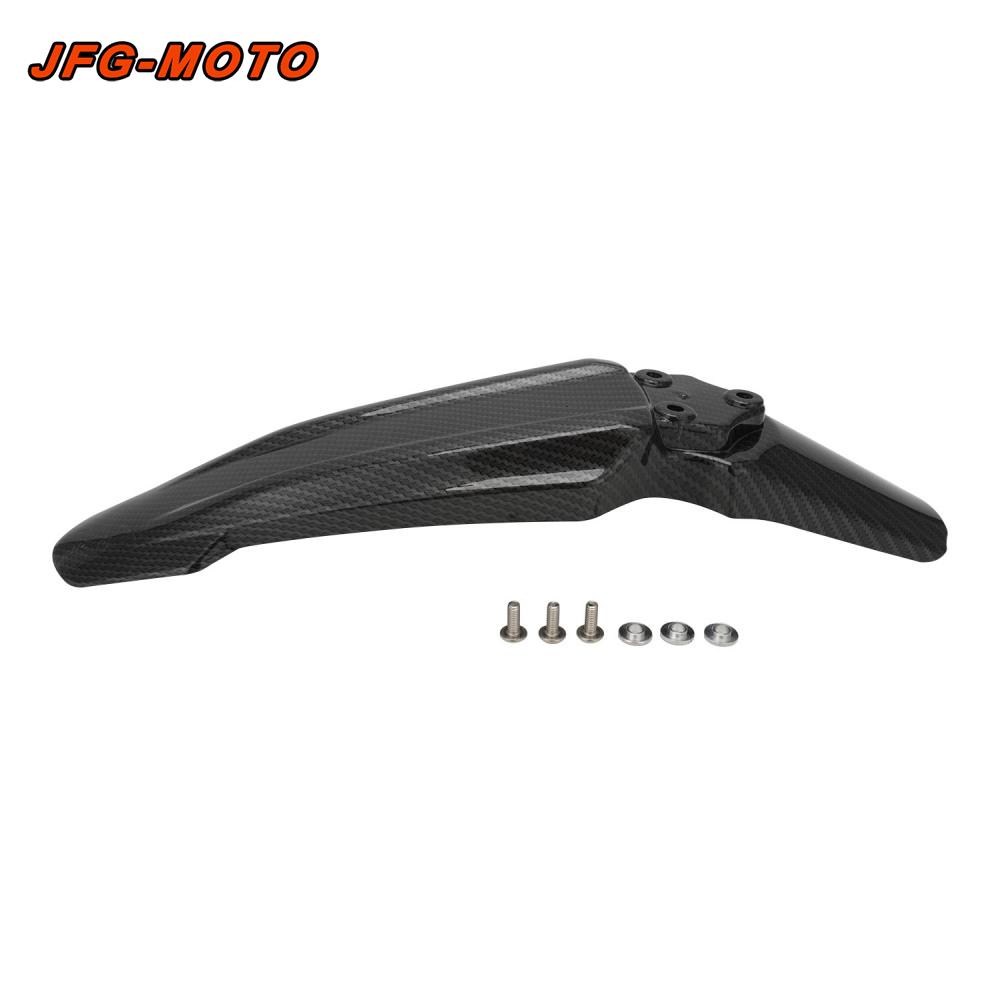 For Eride Pro Motorcycles Accessories Front Fender Mudguard Protector PP Plastic Parts Dirt Pit Motorbike Carbon Fiber Pattern