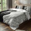 3Pcs Yin Yang Owl Bedding Duvet Cover Set Owl Bedding Quilt Setluxury Animal Themed Bed Quilt Setblack And White Owl