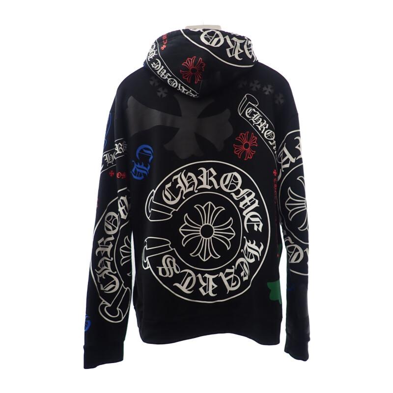 CHROME HEARTS L Parker schwarz/mehrfarbig Baumwolle Herren