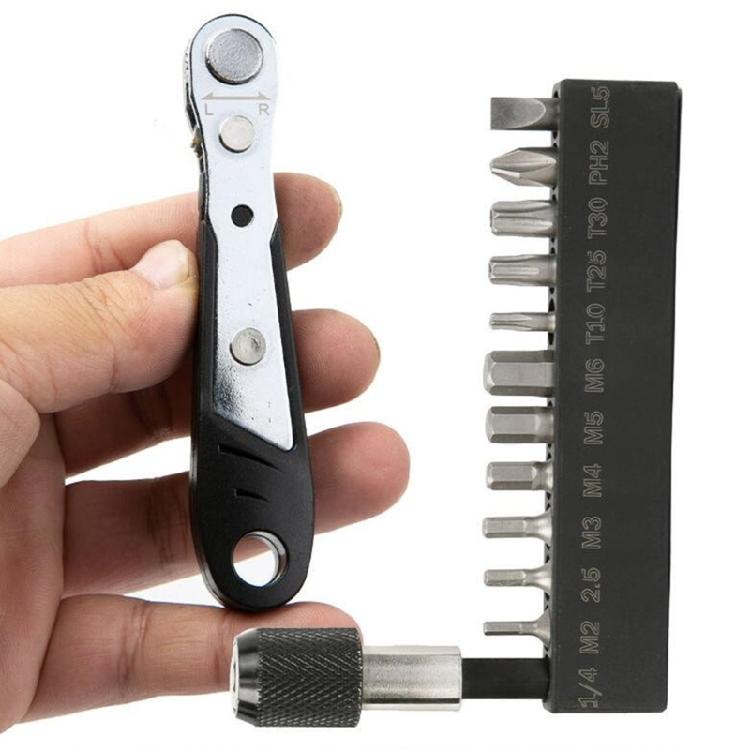 Multifunction Tool Set for Mountain Bikes Bicycles Multitool with Bikes Spoke Wrench Tire Levers Bicycles Repair Tool