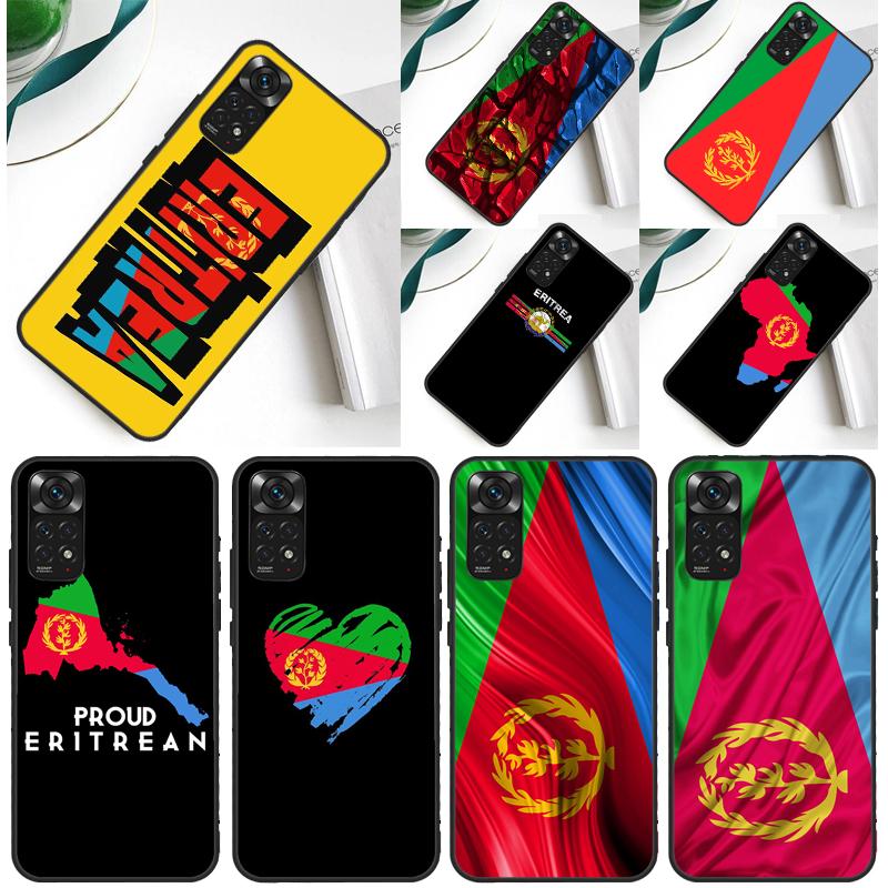 Eritrean Flag Case For Xiaomi Redmi Note 14 13 Pro 12 9 10 11 Pro 10S 11S 12S Redmi 14C 13C 10C 12C Cover