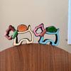 Cute Cartoon Dog Hair Claw Clip For Women Girls Ponytail Holder Accessories Colorful Animal Design Hair Clip Gift