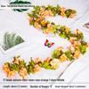 Artificial Rose Vine Floral Ceiling Decor