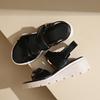 Plateau-Muffin-Sandalen Damen Sommer 2025 neu vielseitig modisch Feenstil erhöhte Römerschuhe Outdoor-Damen-Schuhe