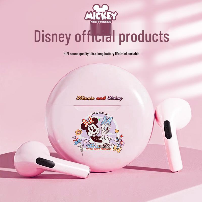 Disney BH889 Wireless Sports Headphones - Long Battery Life, Noise Reduction, Universal Compatibility