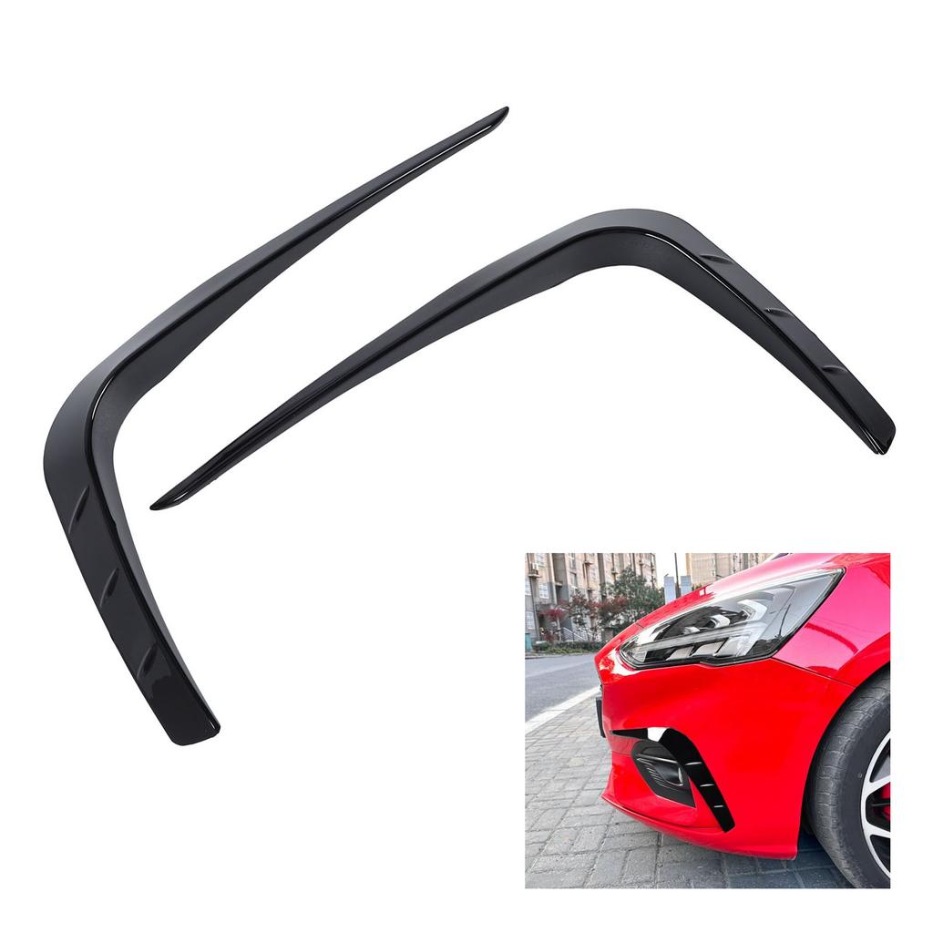 1 P  Lip Spoiler Fog Lamp Cover Grille Sporty Look Spoiler Fog Lamp Cover Trim Grille for   MK4 ST Line 2019 to 2022