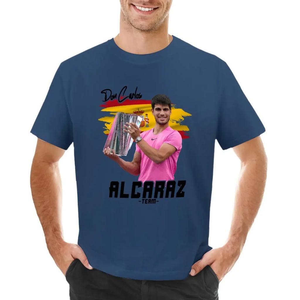 T-shirt for a boy black t shirts for Carlos Alcaraz Team - Don Carlos 2023 T-Shirt cute clothes boys   clothing