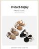 Kids' Winter Cartoon Leather Snow Boots: Warm Baby Walking Shoes for Boys and Girls