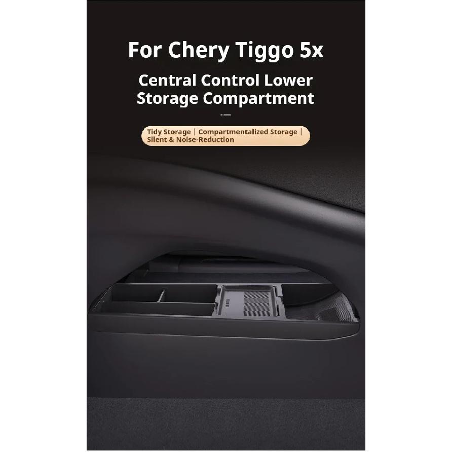 For Chery Tiggo 5X Silicone Storage Box Center Console under Layer Modification Special Car Interior Accessories Organizer