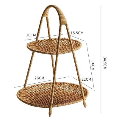 RuHan Imitation Bamboo Woven Fruit Basket
