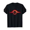 Men Black Hole Astronomer T-Shirt Cotton Regular Fit with Vibrant Geometric Print Perfect for Casual Outings
