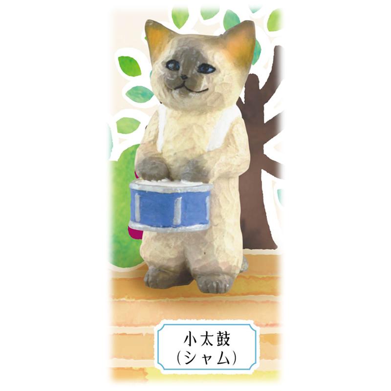 

Flower Cat Concert Hall Adorable Musical Instruments Mini Collectible Gachapon Action Figure Model Toys Poseable Articulated Scale Detailed Movable