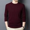 Men's Cashmere Wool Blend Crew Neck Pullover Sweater YTMTST6548