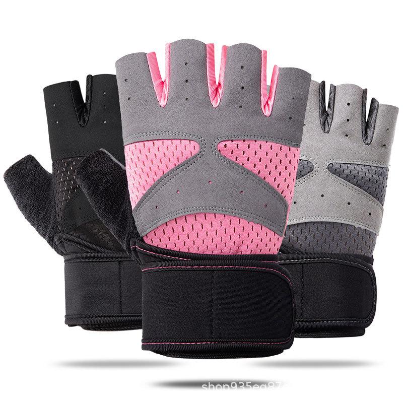 Sports Fitness Gloves, Extended Wrist Guards, Breathable and Wear-resistant