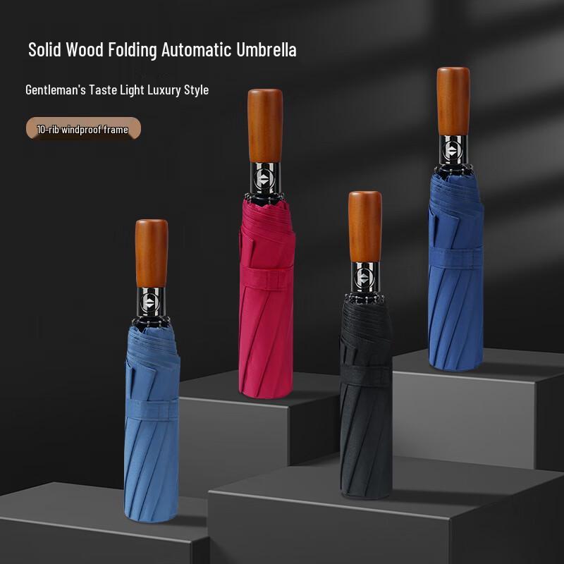 Hongye Automatic 10-Rib Folding Umbrella