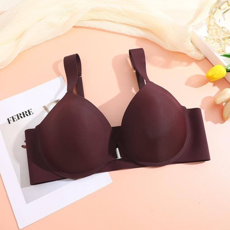 

FINETOO Бюстгальтер больших размеров для женщин, мягкое нижнее белье, бесшовное нижнее белье 42C фиолетовый