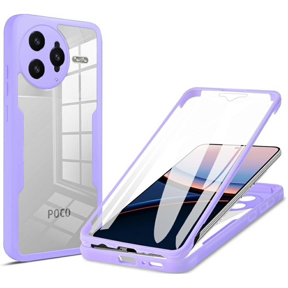 For Xiaomi Poco F7 Ultra 5G/Redmi K80 Pro 5G Case Acrylic+TPU Clear Phone Cover with PET Screen Film