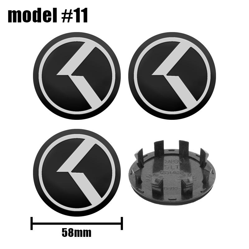 4pcs 58MM Refitting Car Wheel Center Caps Hub Center Covers For KIA Rio K5 T22 Sportage Ceed Sorento Picanto Cerato K2 K3 KX3