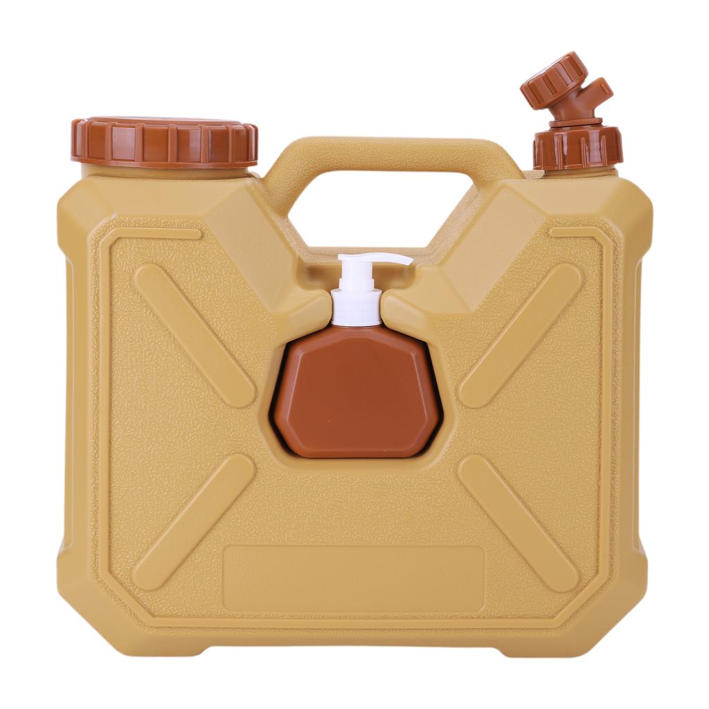 10-30L Water Bucket Large Capacity Portable Drinking Water Canister with Detachable Faucet No Leakage for Outdoor Travel Driving