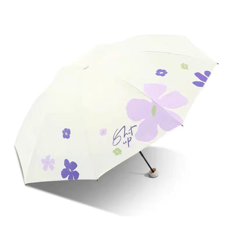 Paradise Umbrella 33913E Summer Breeze Anti-UV Tri-Fold Travel Umbrella (2-Pack)