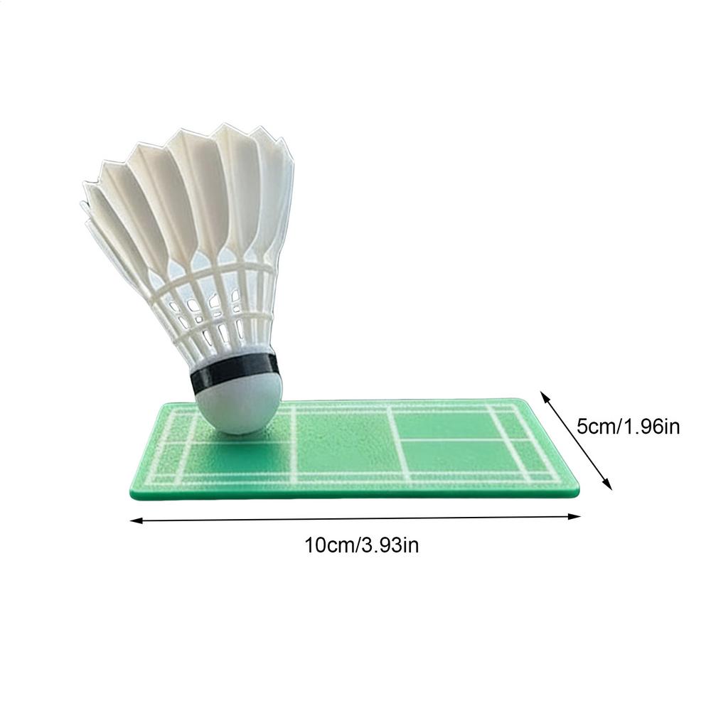 Car Interior Accessories Collectible 360-Degree Rotating Badminton Shuttlecock Model Rotating Badminton Shuttlecock Car