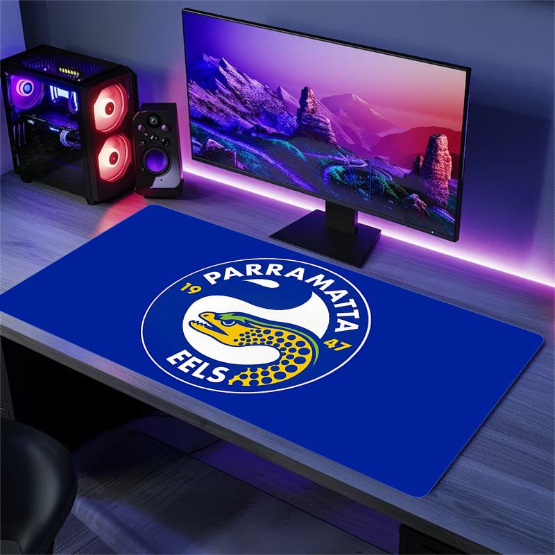 Parramatta Eels Print Cushion Non-slip Laptop Tablet Big Mousepad XXL Mat Mini PC Playmat With Lock edge