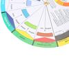 2pcs Tattoo Color Wheel Pigment Color Wheel Mixing Guide Tattoo Accessory