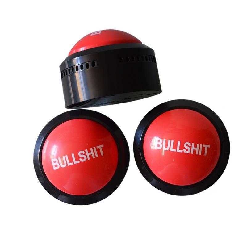 Jest Button Bullshit Office Answer Toys Supplies Novelty Desktop Joke Party