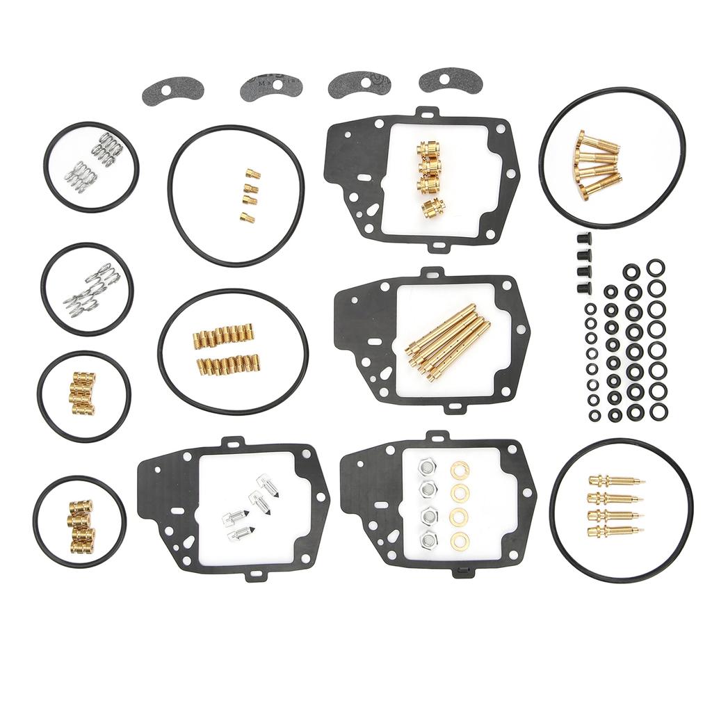 118 Pieces Carburetor Rebuild Kit with Gasket O Ring Valve Needle Jet Screw Spring Replacement for