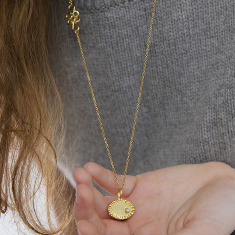 OudStudio Pleats Necklace_Gold