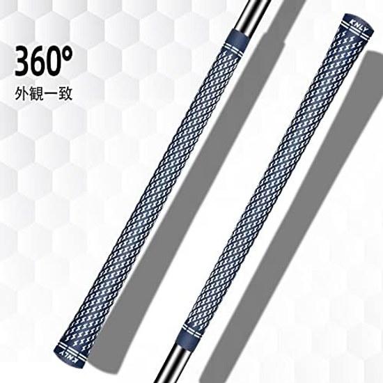 KNLY Golf Clip 13 set is all-weather performance non-slip club grip designed 360 lightning pattern available standard medium size can be chosen from