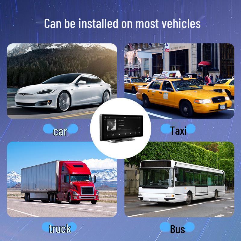 10.26" CarPlay Portable Screen: MP5 Navigation, Reversing Interconnection, Bluetooth, 4K Recorder