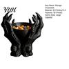 Stylish Trinket Container 3D Printed Gothic Demon Claw Dish, Devil Paw Decorative Mystery Style Home Decor Storage Bowl, Jewelry Key Holder