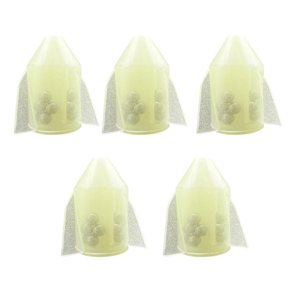 5 Pack Multifunctional Fishing Attractor for Fishing Outdoor Fishing Line Rattles Fishing Attractor with Ringing Beads