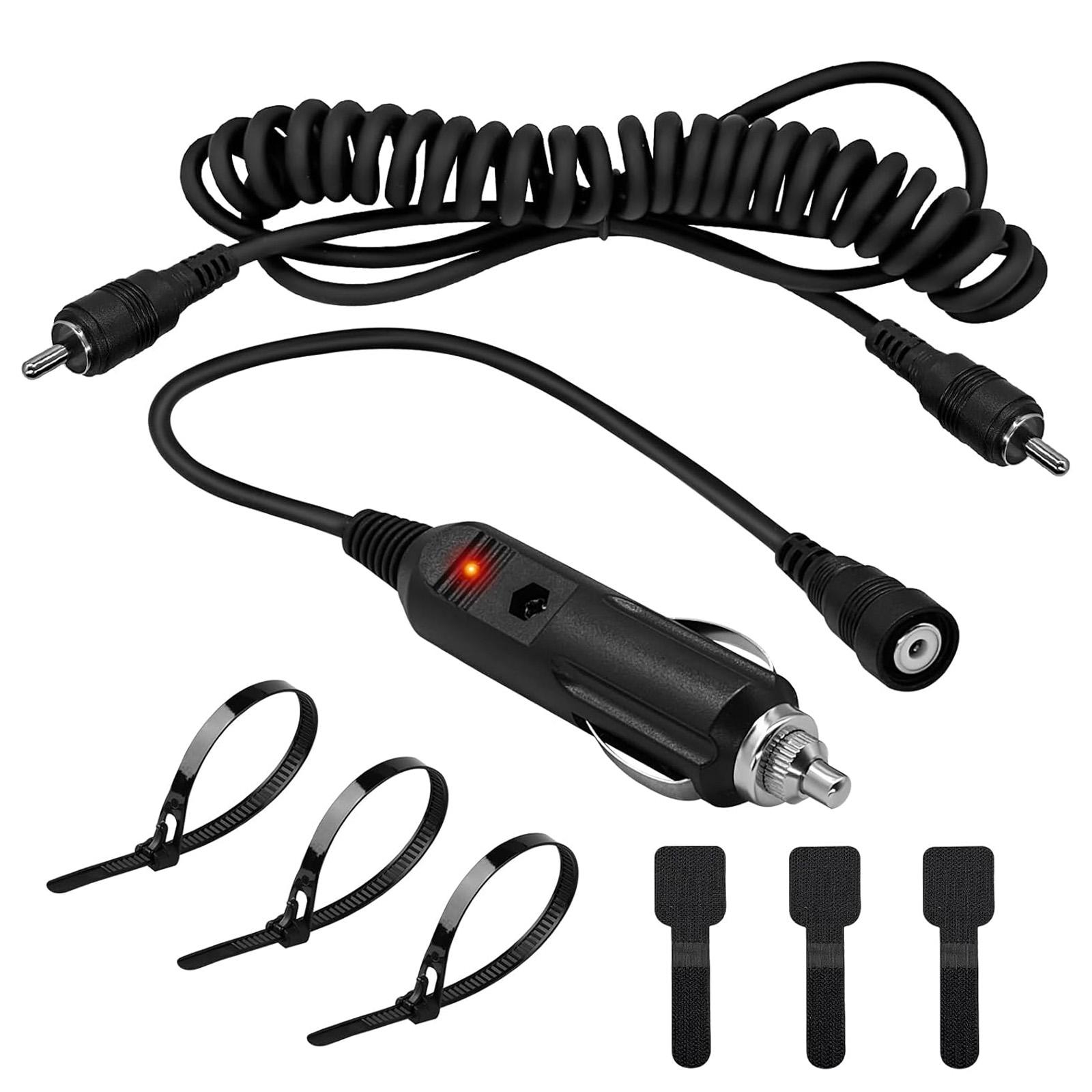 

12V Motorcycle Heated Helmet Plugs with Overload Protection Helmet Connector for Winter Riding & Outdoor Adventures 1
