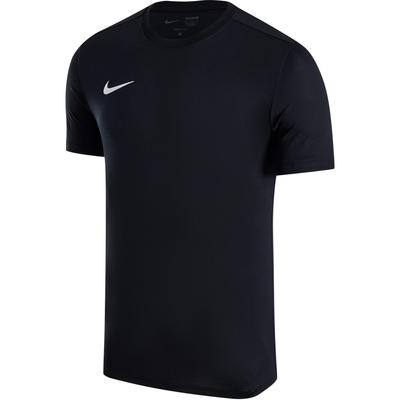 Cor Sólida Estampa Simples Logo Pequeno Secagem Rápida Gola Redonda Manga Curta Camiseta de Futebol Masculina tops Preto HF0524-010