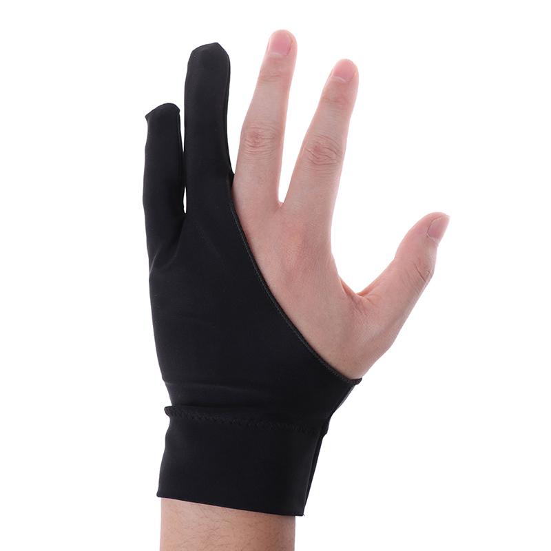 1Pc Artist Glove 2-Fingers Drawing Graphic Tablet Smudge Anti-Fouling Gloves
