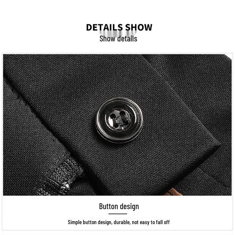 ROMON Men's Ice Silk Straight-Leg Casual Pants