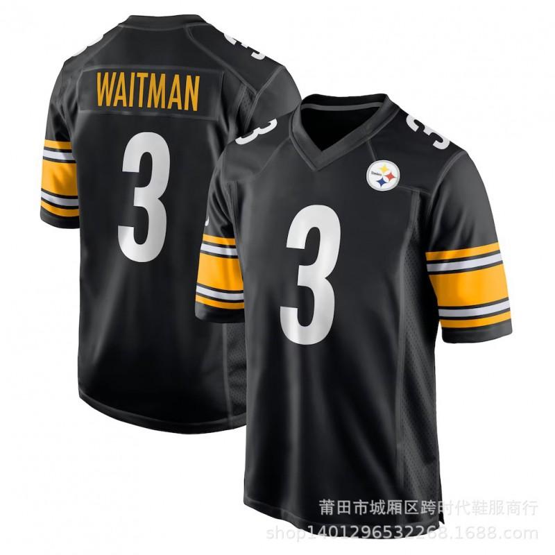 Pittsburgh Steelers NFL Football Jersey Custom Embroidered 8 Rodgers 4 Metcalf Fan Apparel Men
