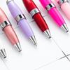5pcs Writing Pen Beadable Ballpoint Pen with Keychain Beaded Pen for Student