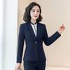 Women's Winter Fleece-Lined Business Suit Set