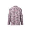 Emporio Armani FW22 Mosaic Pattern Printed Long Sleeve Shirt Men Shirts Gray Pink H31FA1-C114C-037