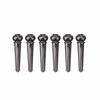 6 Black Endpin Pullers for Guitar Performance Improvement and Exquisite Appearance