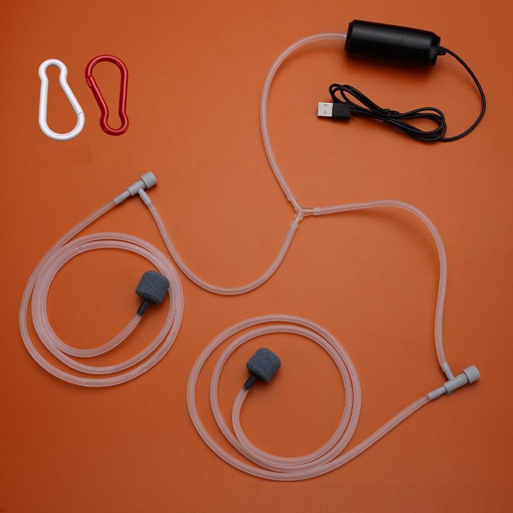 Haushalt Stille Sauerstoffpumpe Belüfter Kleine Tragbare Für Aquarium Fischzucht Aquarium