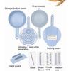 Multifunctional Vegetable Chopper Enforose, Interchangeable Stainless Steel Blades, Ergonomic Design, Time Saving, 30x15cm
