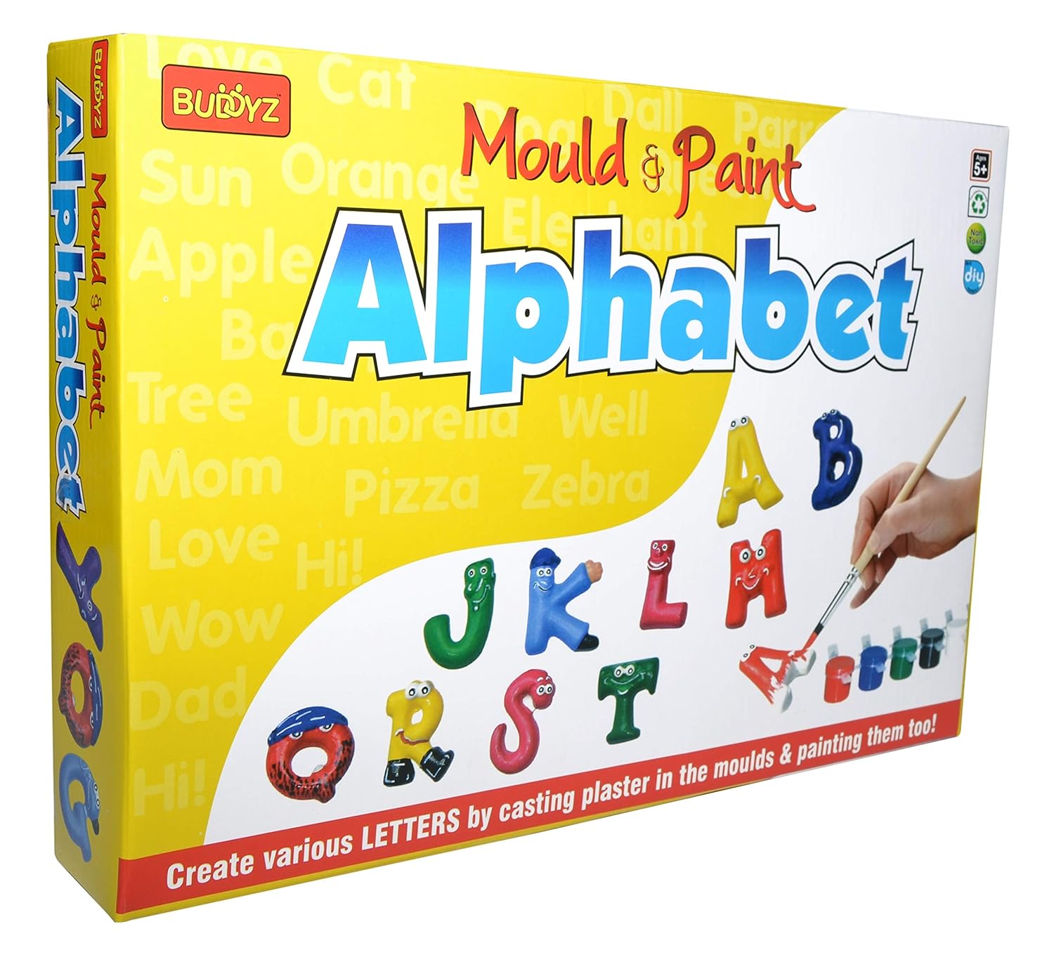 

BUDDYZ Mould & Paint-Алфавит One Size