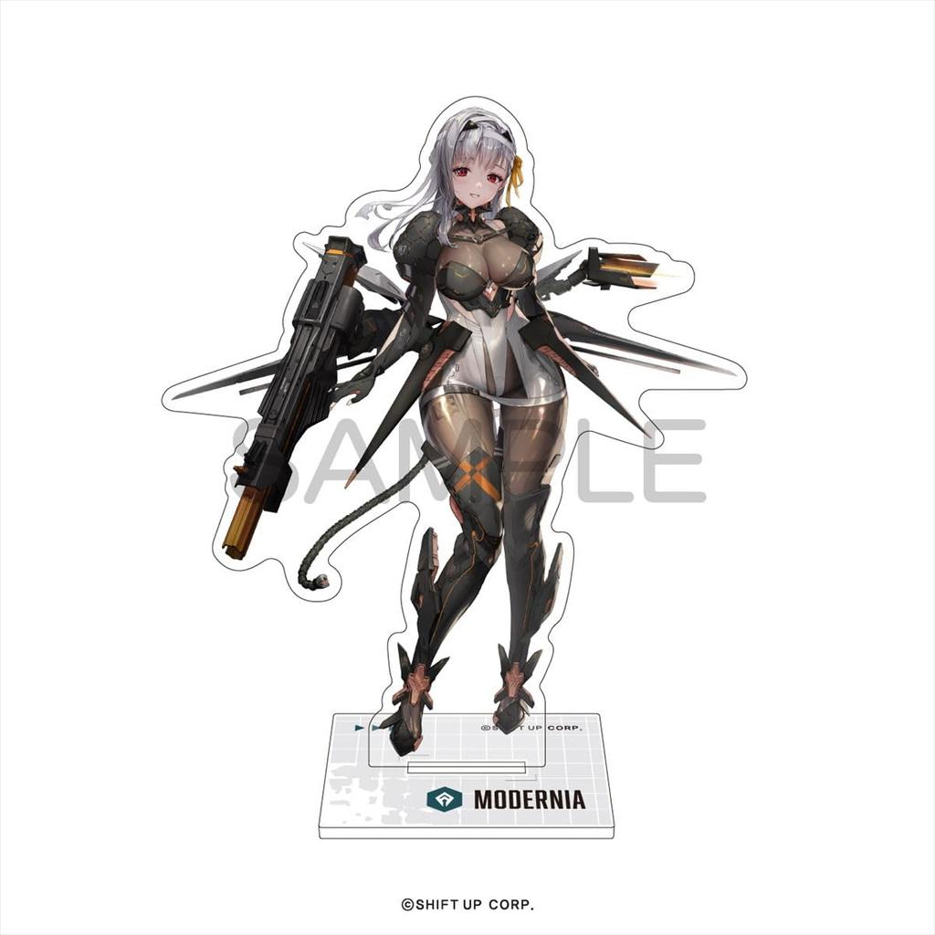 Algernon Products Goddess of NIKKE Acrylic H137 X Acrylic Victory Stand, Modernia, Approx. W47-106mm,