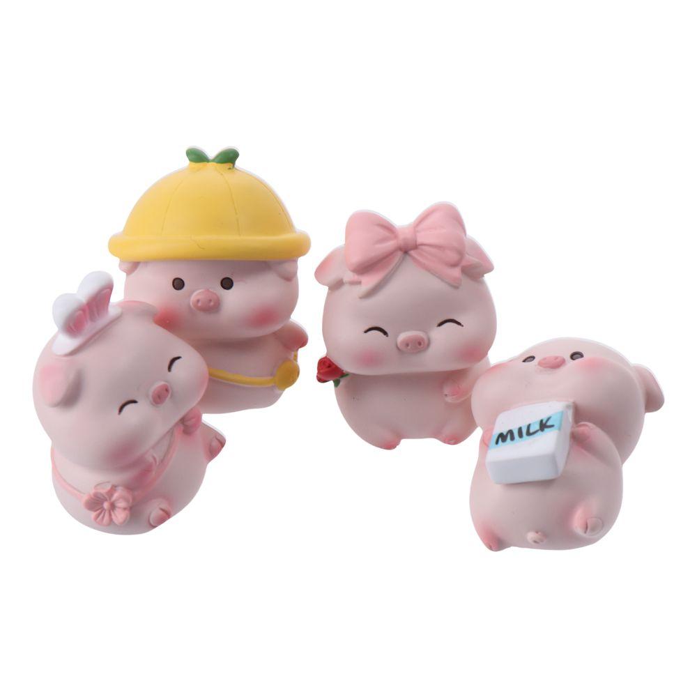 

Декоративные украшения для автомобилей из смолы, декоративные украшения для автомобилей в виде свиньи, милые украшения из смолы для дома